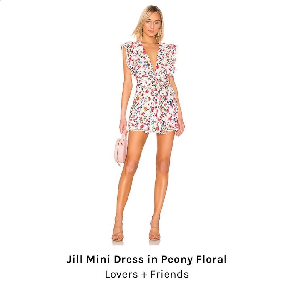 Jill floral mini dress